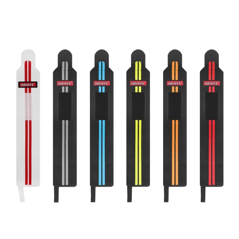 Weight Lifting Gym Muscle Training Wrist Support Straps Wraps Hand,