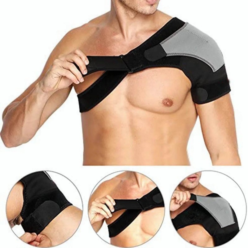 Shoulder Brace Lightweight Adjustable Single Shoulder Support Brace for Muscle