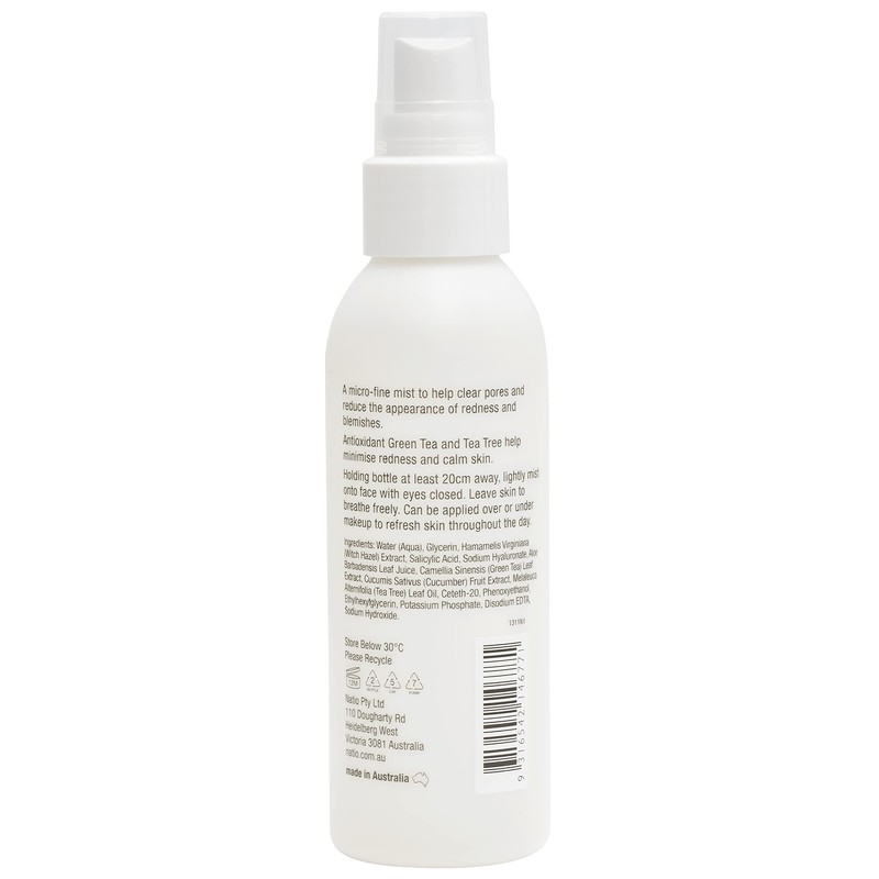 Natio Australia Clear Breakout Control Toning Mist 125ml - Pore