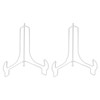 sourcing map 2pcs 6 Inch Plate Stand for Display, Iron