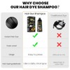 Hair Dye Shampoo Canas Tinte Black