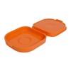 Casabella 4-1/2-Inch Square Silicone Microegg Cooker, Orange