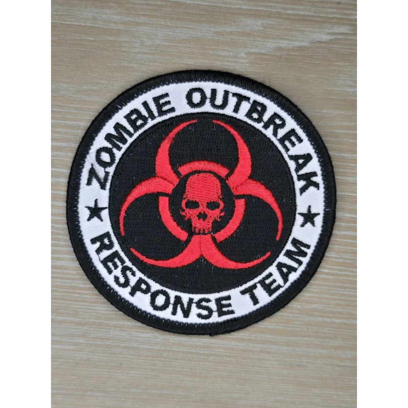 Unbranded ZOMBIE OUTBREAK RESPONSE TEAM BIOHAZARD SKULL TACTICAL SWAT RED