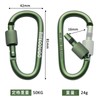 TITECOUGO Outdoor Carabiner, Stylish, Mountaineering, Small, Aluminum, D Hook, Heavy