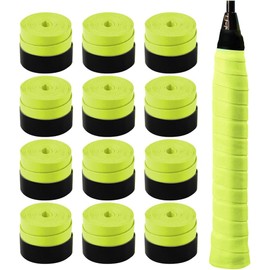 12 Piezas Overgrip Padel y Tenis, Grip Raqueta Tenis, Absorbente de Sudor, Antideslizante, Agarre Reforzado, para Raquetas de Tenis, Pádel, Bádminton y Squash