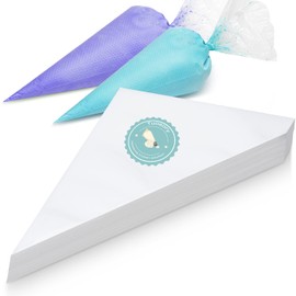 100 Pack -12-inch disposabale piping bags