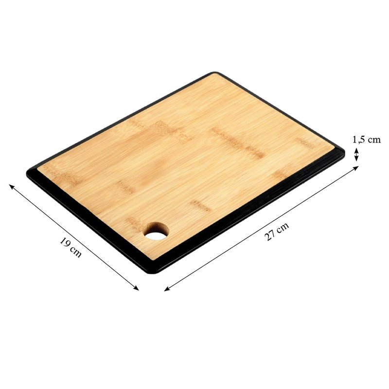 KESPER Bamboo Chopping Board, Dimensions: 27 x 19 x 1.5