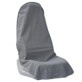 Teuaktty Car Seat Covers Universal Car Protective Front Seat Covers Washable Non-Slip Seat Protectors for Gym Workouts,Waterproof and Sweatproof Towel Seat Covers for Cars,Trucks, Jeeps (Grey)