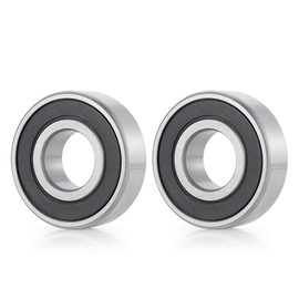 Donepart R16-2RS Bearings, 1 Inch ID x2 Inch OD x1/2" Thick C3 High Speed Pre-Lubricated and Double Rubber Sealed Ball Bearings for Machinery, Automotive Components, and Industrial Equipment. (2 Pack)