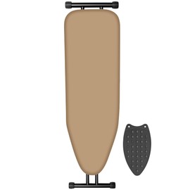 Bumkimue Ironing Board with Heat Resistant Cover, 43x13 Compact and Space Saver Iron Board,Height Adjustable,Easy to Fold,Stable Structure