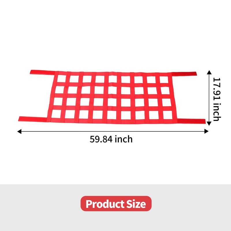 Cargo Net for Jeep Wrangler, Mesh Cargo Netting Top Hammock