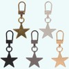 craspire 10 Stück 5 Farben Sternförmige Reißverschlussanhänger Kreative Anhänger Abnehmbares