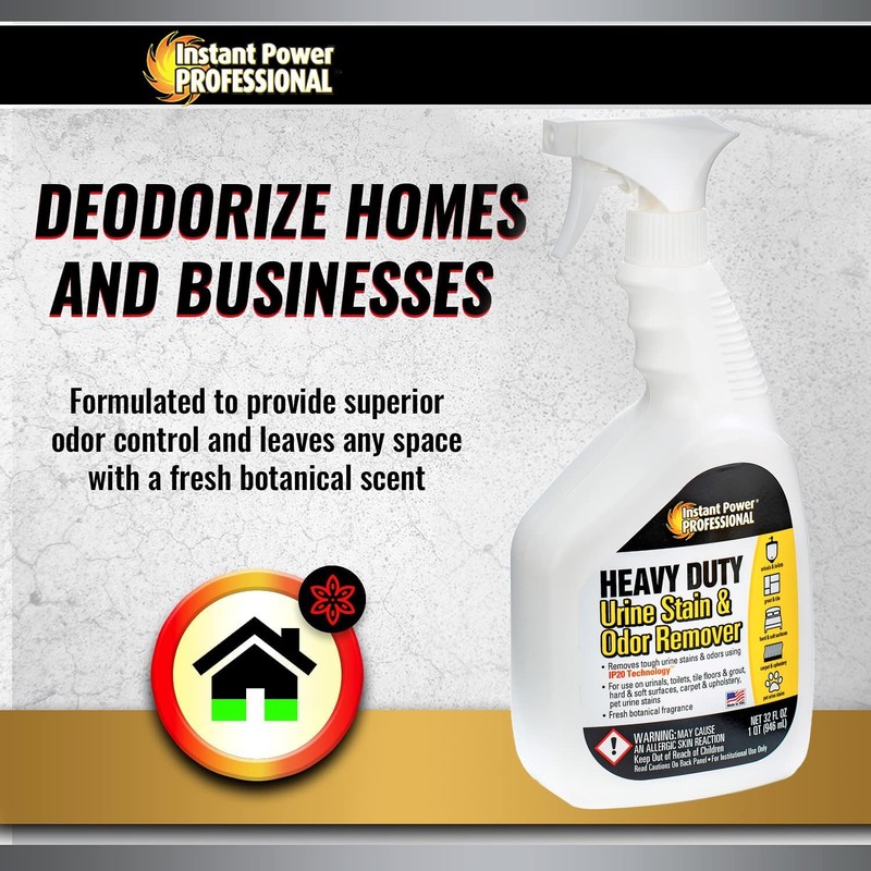 Instant Power Heavy Duty Urine Stain and Odor Remover, Stain