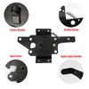 Heavy Duty Fence Self-Locking Gate Latch – Black Finishing Post
