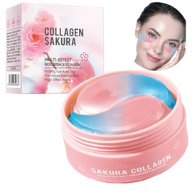 Parches Para El Contorno De Ojos - 60 Unidades. Mascarillas Antiedad Con Colágeno Y Ácido Hialurónico. Mascarilla Hidratante Para Eliminar Ojeras E...