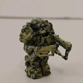 Fallout T-60 Power Armor building block minifigures MULTI-LISTING Vault-Tec, Hot Rod Shark, Hot Rod Flame, Pink Hot Rod Flame Brotherhood of Steel and Camo paint jobs! - Color: camouflage