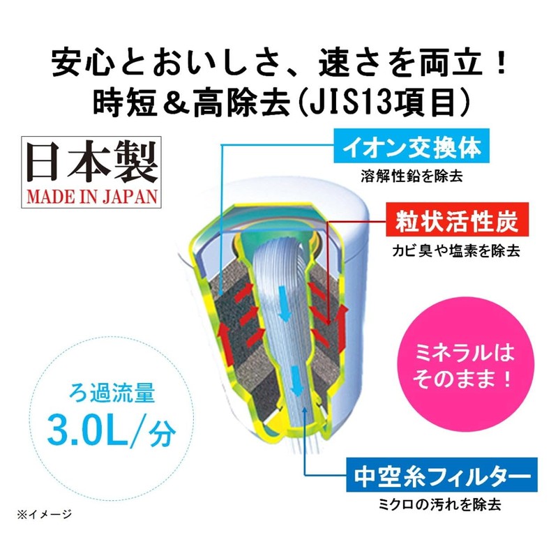 Toray Trebino MK309SMX Cassetti Series Water Purifier, Direct Connection Type
