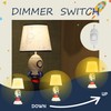 SUREYOND Rocket Lamp,Kids Lamp,Space lamp with E26 Blub & Shade,Space