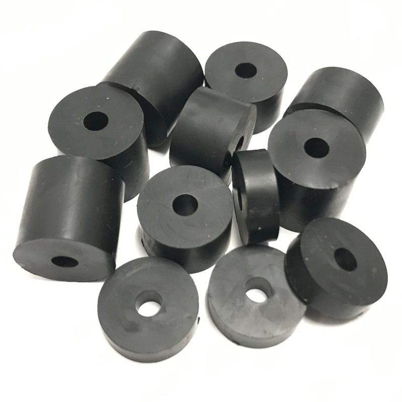 Hawkeng 4mm (M4) Medium Hard Rubber Spacers Standoff Washers (12