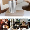 SOLUSTRE Stainless Steel Water Tumbler Cup for Bathroom and Home