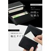 RATOM Men's Business Card Holder, Genuine Leather (Natural Sheep Leather,