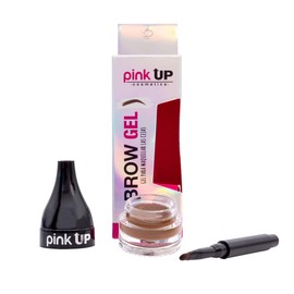 PINK UP, Brow Gel, Pomada Para Cejas, Larga duración, Color intenso, Aporta volumen, Modelo PKBG01