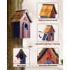 Patriotic Bird Houses for Outside Clearance with 1.5" Entrance Perch