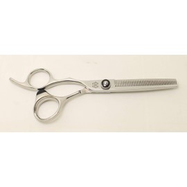 Left Hand Hitachi Pro Japanese Stainless Steel Professional Thinning Shears-Scissors/Texturizing/Aircraft Alloy Handle/40 Cutting Teeth/Salon/Stylist//Cosmetology/Barber 6.0" (Left Hand 40 Teeth)
