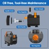 AquaMiracle 1050GPH Submersible Water Pump Pond Pump(4000L/H, 55W), Water Fountain