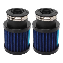 2pcs Air Filter 28‑48mm High Filtration Efficiency Universal for 50cc 70cc 90cc 125cc Moped Scooter ATV Dirt Bike Black Blue