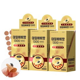 Crio Daeil Papiban 1300 (10T) x 15 Attached Pas Coin Patch / 크리오 대일 빠삐방 1300(10T) x 15개 붙이는 파스 동전패치