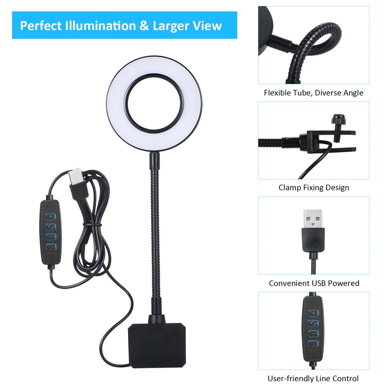 D C 5V 7W 18 LED Aquarium Light Fish Jar
