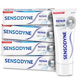 Sensodyne Repair & Protect Whitening Toothpaste for Sensitive Teeth Daily Use 4 x 75ml