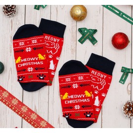 IRISGOD Funny Christmas Socks for Men & Women - Novelty Xmas Gifts - Cool Stocking Stuffers