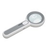 Handheld Magnifying Glass 5x Rechargeable Touch Control LED Light Handheld