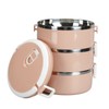 Portable 304 Stainless Steel Bento Lunch Box Thermal Cylinder Lunch