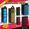 Motiskyy 12 Pcs Hero Party Favor Boxes Skyscraper City Gift