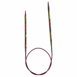 Knit Pro 60 cm x 3.5 mm Symfonie Fixed Circular Needles, Multi-Color