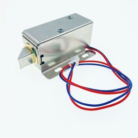 JZK DC 12V Electric Solenoid Lock Lock for Security System Safes Door Cabinet