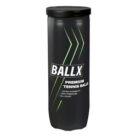 BallX XT4000 Tennis Ball with Inner Print, 3 x Tennis Balls, All-Round Tennis Ball for All Surfaces, Tennis Balls, Sand Court, Tennis Balls, Tennis Balls Training, with Felt Made of Quality Wool