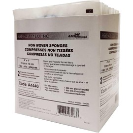 AMD-Ritmed BX/50 NON-WOVEN, STERILE GAUZE SPONGE, 4IN X 4IN 4PLY