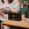 Flame Aroma Humidifier Ultrasound Colorful LED Ambient Lighting 180ml Portable