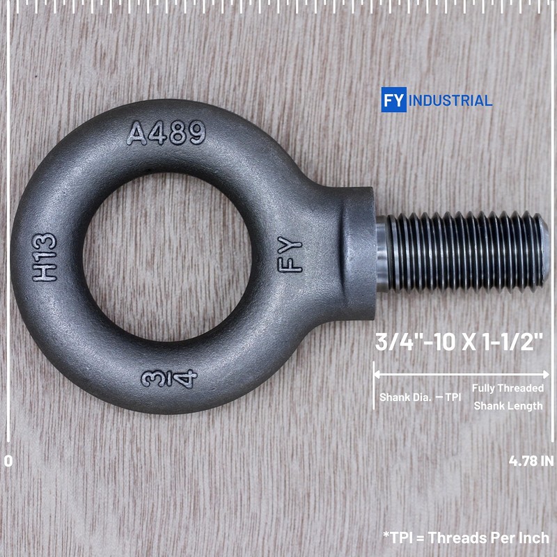 Lifting Shoulder Eye Bolt 3/4"-10 X 1-1/2"