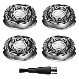 Ruixin 4PCS Shaver Head Replacement Blade for Pitbull Gold Pro, Replacement Blade Compatible with Skull Shavers, for Pitbull Platinum Pro Shaver Blades