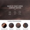 Contacts Bible Cover for Men and Women Full Grain Leather