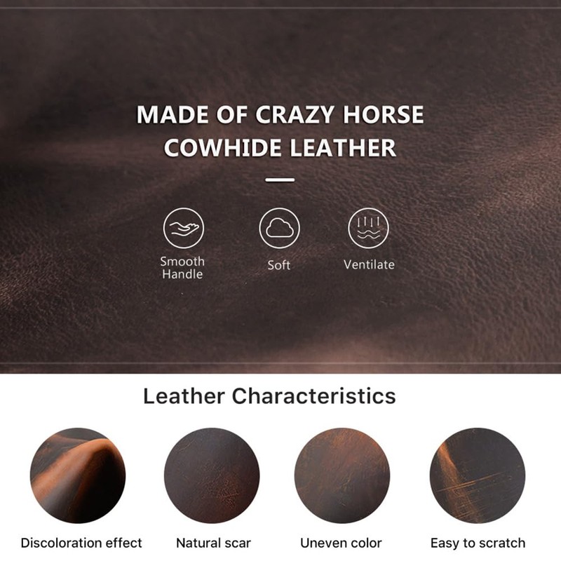 Contacts Bible Cover for Men and Women Full Grain Leather