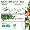 Tomato Plant Support Cages, 48 inches, 3 Pack, Garden Trellis