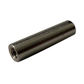 Small Parts 140408RF303 18-8 Stainless Steel Female Threaded Round Standoff, 1/4" OD, 1/4" Length, 8-32 Thread Size (Pack of 10)