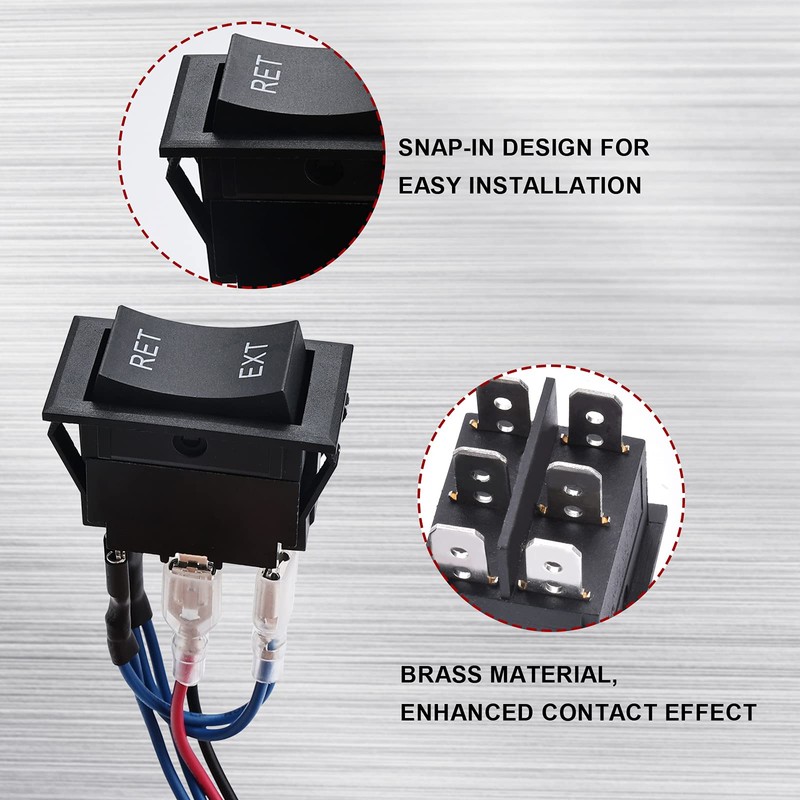 APIELE Momentary Switch Polarity Reverse 6 Pin (ON) Off (ON)