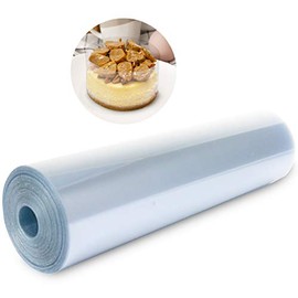 Rollo de acetato de 15.2 cm x 15.2 metros - Acetato para Repostería - Acetato Transparente Grueso - Acetato para Pastelería y Repostería - Acetato para Pasteles